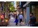 People strolling down the sidewalk in the historic town square at 545 Bellemeade Sw Dr, Marietta, GA 30008