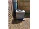 Outdoor AC unit with metal encasing at 6675 Hidden Brook Trl, Atlanta, GA 30349