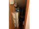 A cluttered storage space reveals a variety of household goods and storage containers at 6675 Hidden Brook Trl, Atlanta, GA 30349
