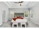 Main bedroom with trey ceiling and lots of natural light and plenty of space at 3610 Central Park Dr, Loganville, GA 30052