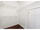 A walk-in closet with wire shelving provides ample storage space at 8207 Fairview Blf, Alpharetta, GA 30022