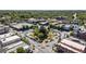 Lovely aerial view of historic downtown, highlighting the central square and landmark buildings at 1133 Church St # 1, Covington, GA 30014
