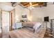 Bright main bedroom features industrial-style ceilings, soft natural light, and calming neutral decor at 1133 Church St # 1, Covington, GA 30014