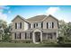 Beautiful two-story home with light siding, a manicured lawn, and elegant black shutters at 2740 Byess Ct, Marietta, GA 30064