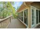 Outdoor deck with view of the backyard, perfect for relaxing and enjoying nature at 3100 Queens Ne Walk, Atlanta, GA 30345
