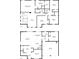 Detailed floor plan showcases the layout of the home with labeled rooms and dimensions at 368 Sawyer Meadow Way, Grayson, GA 30017