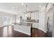 Stylish kitchen with granite countertops, stainless steel appliances, and an island at 368 Sawyer Meadow Way, Grayson, GA 30017
