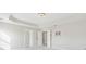 Large main bedroom with tray ceiling has carpeted floors and light gray walls at 368 Sawyer Meadow Way, Grayson, GA 30017