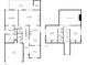 Detailed floor plan showcasing the layout of the home, including room dimensions and overall structure at 1211 Liverpool Pointe, Lawrenceville, GA 30046