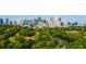 Beautiful aerial view of a city skyline, lush greenery, and a winding river at 587 Virginia Ne Ave # 314, Atlanta, GA 30306