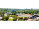 Aerial view of a neighborhood with a sports stadium, tree-lined streets, and surrounding buildings at 587 Virginia Ne Ave # 314, Atlanta, GA 30306