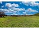 Land view of rolling pasture land surrounded by treeline with partly cloudy blue sky at 610 Loth Wages Rd, Dacula, GA 30019