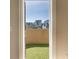 Balcony view overlooking lush trees and cityscape at 2161 Peachtree Ne Rd # 907, Atlanta, GA 30309