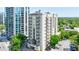 Upscale apartment building with a beautiful facade and balconies, showcasing city living at 2161 Peachtree Ne Rd # 907, Atlanta, GA 30309
