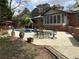 Relaxing backyard with inground pool, patio seating, and lush landscaping for outdoor enjoyment at 2112 Fisher Ne Trl, Atlanta, GA 30345