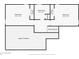 Floor plan showing the measurements for the upstairs bedrooms and bathrooms at 24 Laurel Ne Way, White, GA 30184