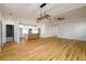 Spacious open-concept living area flowing into the modern kitchen, ideal for Gathering gatherings at 2286 Carver Nw Dr, Atlanta, GA 30314