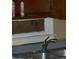 Close-up shot of a kitchen sink with stainless steel fixtures at 6232 Hospital Way, Douglasville, GA 30134