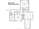 Upper level floor plan showcasing the layout of bedrooms, bathrooms, and closet space at 7405 Richmond Way, Cumming, GA 30040