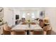 Stylish and cozy living room adjacent to a dining area, perfect for gatherings at 5469 Helen Pl Sw, Mableton, GA 30126