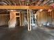 Unfinished basement showing mechanicals and staircase to the upper floor at 71 Dillard Ne Dr, Kennesaw, GA 30144