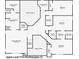 Floor plan of upper level at 7415 Northampton Ct highlighting primary bedroom, secondary bedrooms, and laundry room at 7415 Northampton Ct, Cumming, GA 30040