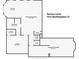 Detailed floor plan of the terrace level highlights the layout of the kitchen, bathroom, and entertainment room at 7415 Northampton Ct, Cumming, GA 30040