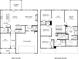 A detailed floor plan of the home shows layout with measurements for both floors at 3961 Brushy St, Powder Springs, GA 30127