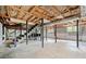 Large unfinished basement with exposed ceiling and block walls; potential for customization at 4595 Fradon Ct, Atlanta, GA 30349