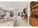 Spacious living room showcasing hardwood floors, built-in shelving, and a staircase at , Stone Mountain, GA 30088
