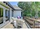 Spacious deck with outdoor seating and a view of the backyard at 7020 Grassmoor Grange Way, Cumming, GA 30040