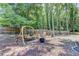 Serene backyard offering cozy swing sets and a fire pit area, ideal for relaxation and outdoor gatherings at 7020 Grassmoor Grange Way, Cumming, GA 30040