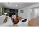 Cozy living room area featuring a fireplace at 2569 Woodhill Ln, Atlanta, GA 30344