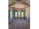 Dining room featuring modern chandelier and large windows at 4435 Pebble Rock Dr, Cumming, GA 30041