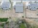 An aerial perspective displaying spacious home lots, landscaping, and the layout of the neighborhood at 449 Carmichael Cir, Canton, GA 30115
