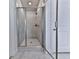 Modern bathroom shower with sleek glass door and tiled walls at 449 Carmichael Cir, Canton, GA 30115