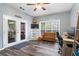Bright home office featuring french doors at 904 Beaumont Ct, Canton, GA 30114