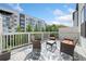 Outdoor deck with seating area and views of the surrounding neighborhood at 1388 La France Ne St, Atlanta, GA 30307