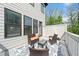 Cozy outdoor deck with comfortable seating for relaxing and entertaining guests at 1388 La France Ne St, Atlanta, GA 30307