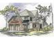 Charming two-story home with a brick facade, dormers, and attached two car garage at 201 Wakehurst Way, Marietta, GA 30064