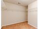Walk-in closet offering ample storage space with metal shelving at 2396 Bear Mountain St, Lithonia, GA 30058