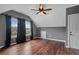 Spacious bedroom with vaulted ceiling, great natural light from two large windows at 111 Ayers Driver Rd, Villa Rica, GA 30180