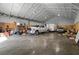 Interior view of outbuilding showing vehicles and ample storage space at 111 Ayers Driver Rd, Villa Rica, GA 30180