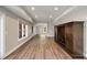 Spacious basement with hardwood floors and a built-in cabinet at 1662 Hartford Ne Gln, Atlanta, GA 30319