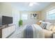 Well-staged bedroom with TV, plant, and decor at 2972 Ponderosa Cir, Decatur, GA 30033