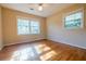 Bright bedroom with hardwood floors and natural light at 2972 Ponderosa Cir, Decatur, GA 30033