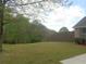 Fenced in backyard showing the lawn and perimeter at 1325 Sandlewood Ct, Lithonia, GA 30058