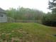The grassy backyard is fenced in at 1325 Sandlewood Ct, Lithonia, GA 30058
