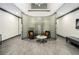 Lobby with curved glass block wall and seating at 2161 Peachtree Ne Rd # 402, Atlanta, GA 30309