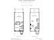 Detailed floor plan of a two-story home, showcasing the layout and dimensions of rooms at 2832 Evanshire Ave # 112, Duluth, GA 30096